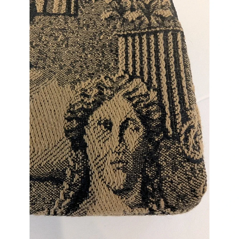 Vintage Caesars Palace Las Vegas Tapestry Pouch Greco-Roman Motif Made in USA